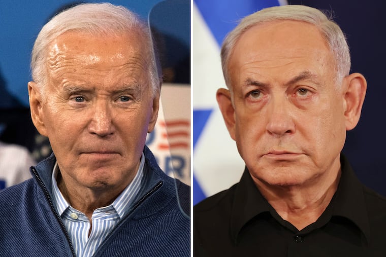TPresident Joe Biden, left, and Israeli Prime Minister Benjamin Netanyahu.