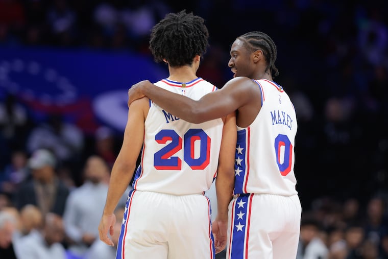 Sixers guard Tyrese Maxey was honored for his work with Philadelphia- and Dallas-area youth during the offseason.