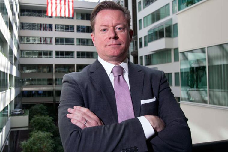 Sean Carter at Cozen O'Connor offices. He says evidence points "a strong finger" at a Saudi role.