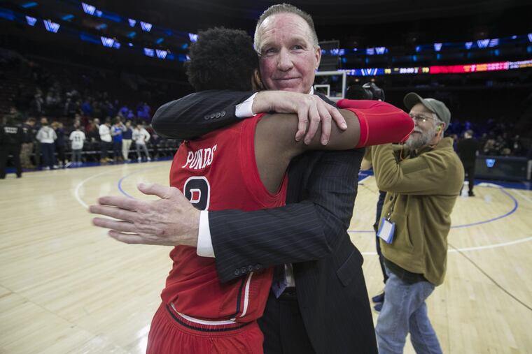 Chris Mullin during the 2017-18 season with St. John's