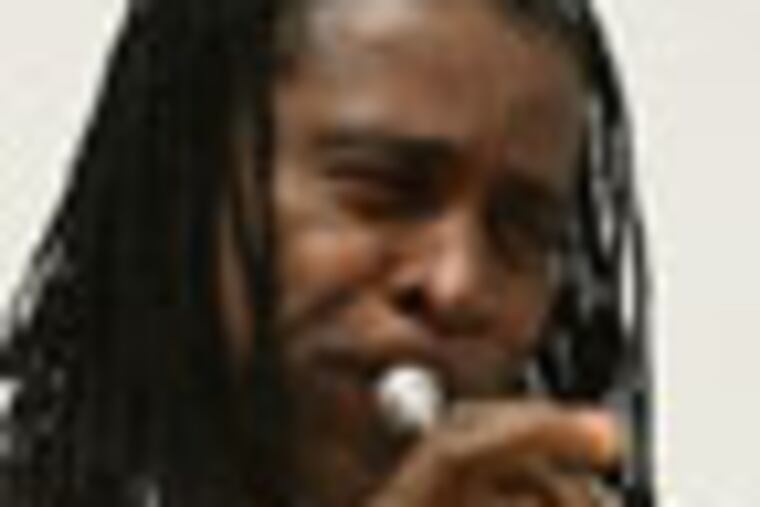 Trumpeter/composer Hannibal Lokumbe during rehearsal of "can You hear God Crying" at the Baptist Church, Cheltenham Ave, Philadelphia September 10, 2012. ( DAVID M WARREN / Staff Photographer )
