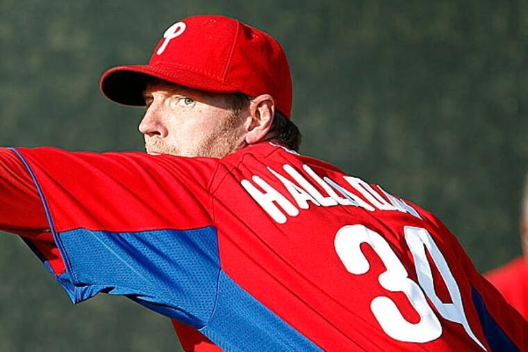 Chances are, Roy Halladay will answer with a mixture of stoicism and confidence, the way he always answers questions, the way most elite athletes answer them. (Yong Kim/Staff Photographer)