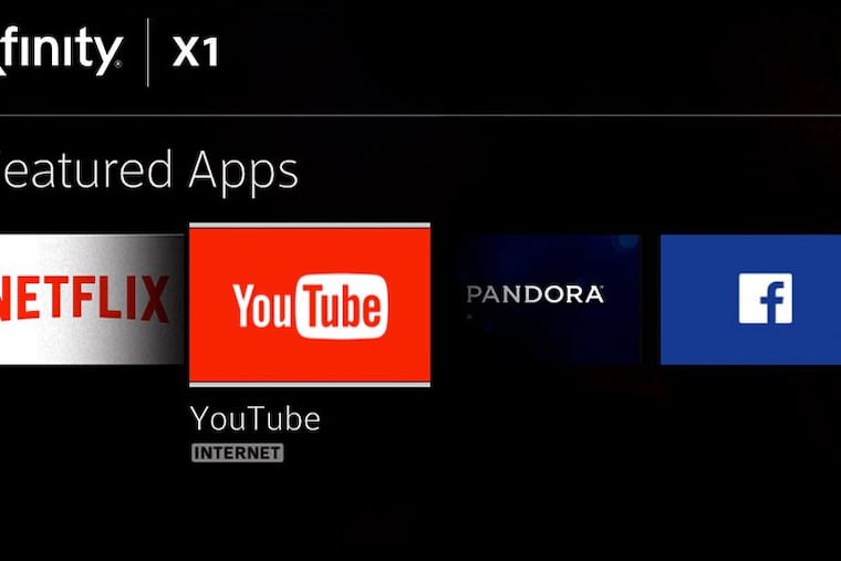 Comcast’s s X1 set-top box is shown here.