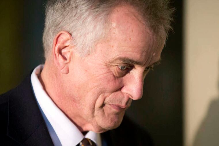 Former TV sportscaster Don Tollefson expressed remorse as he addressed the judge who sentenced him for his sports-ticket scam. (David Swanson / Staff Photographer)