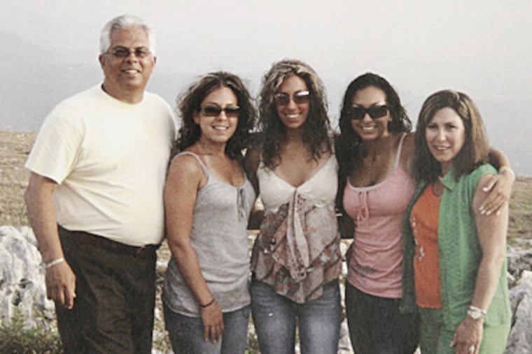 Charlie Donato and his family, daughters Toni, Annette and Angela and wife Mary, on vacation in Italy in 2006.