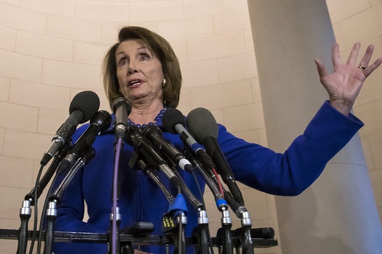 House Minority Leader Nancy Pelosi, D-Calif., is scheduled to meet with President Trump and other Congressional leaders Thursday to discuss a spending plan.