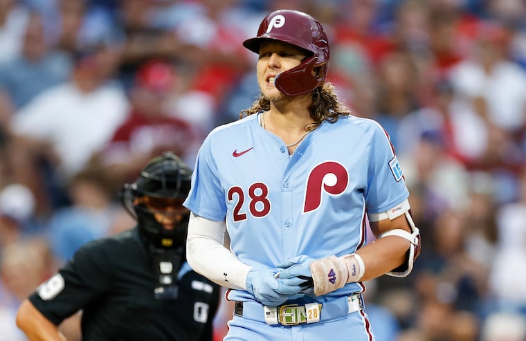Phillies' Alec Bohm misses fourth straight game with a sore left hand