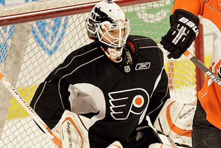 Johan Backlund originally signed a one-year contract with the Flyers in March 2009. (Yong Kim/Staff file photo)