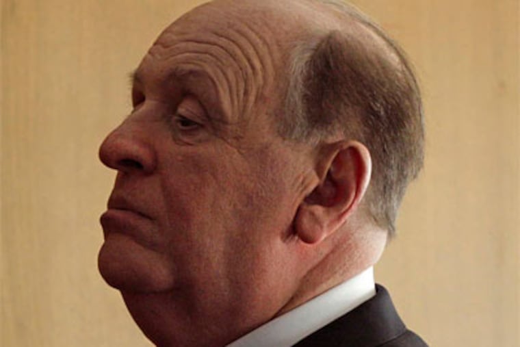 The famed profile of the director as portrayed by Anthony Hopkins in "Hitchcock," which centers on the making of the film "Psycho."