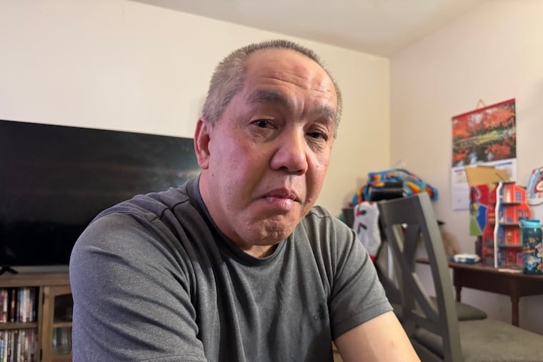 ChongLy "Scott" Thao, a U.S. citizen, at his home Monday in St. Paul, Minn., the day after federal agents broke open his door and detained him without a warrant.