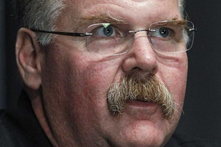"I had final say on the decisions," Eagles coach Andy Reid said on Thursday. (Matt Rourke/AP)