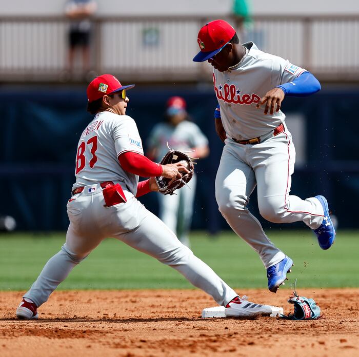 Bryan Rincon Baseball Brandon Marsh pain-free in return to Phillies lineup in loss to Rays
