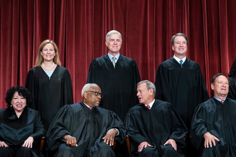 Members of the Supreme Court in 2022.