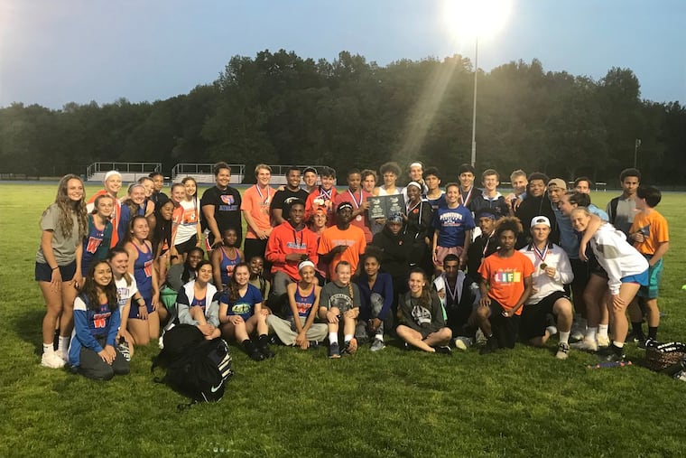 Woodstown's boys and girls' track teams won the Salem County Championships on Tuesday at Pennsville. VIA / WOODSTOWN ATHLETICS TWITTER