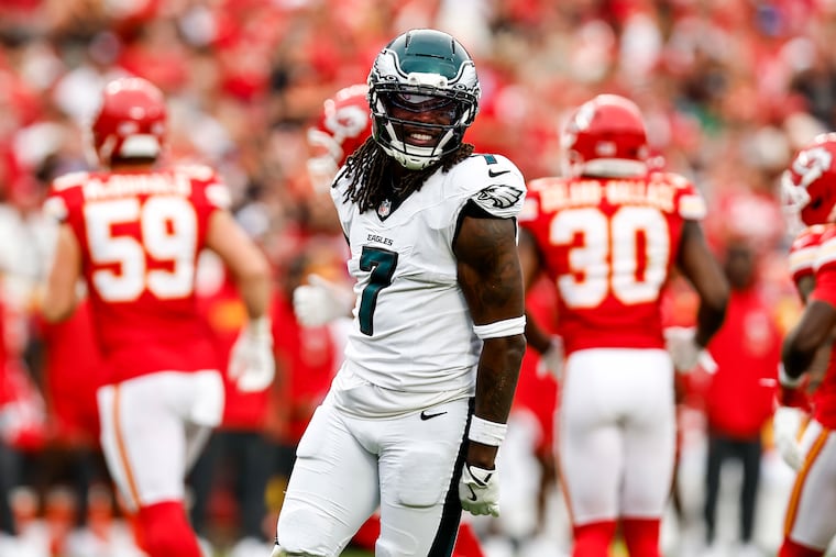 Kelee Ringo may get his chance at outside cornerback this weekend for the Eagles defense.