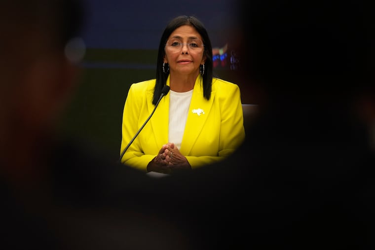 Venezuelan Vice President Delcy Rodriguez is legally next in line to lead the country.