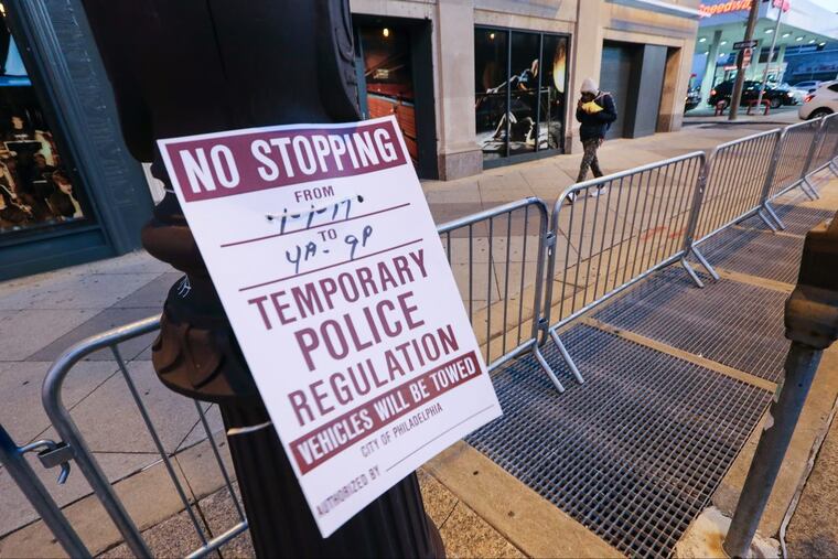 Many streets in Philadelphia will be closed for the Eagles parade.