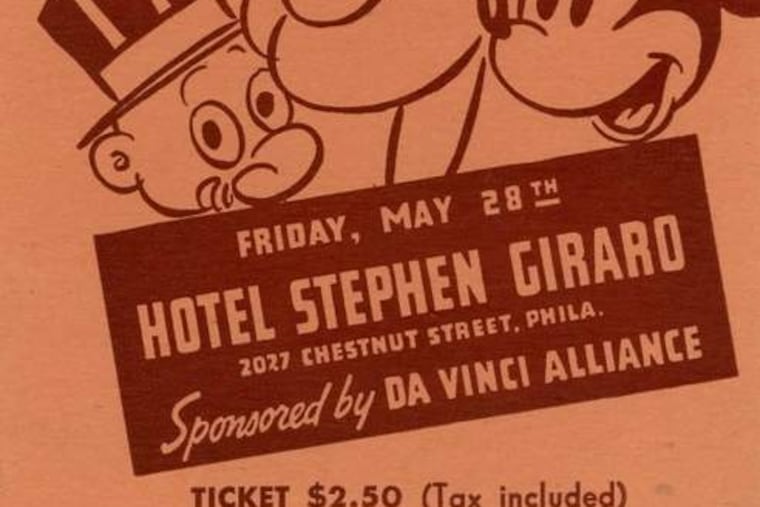 2. Comic Strip Artist's Ball invitation, undated