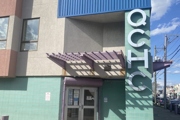 Quality Community Health Care Inc. is a federal health clinic with three locations in North Philadelphia, including this one at 25th Street and Lehigh Avenue. Federal regulators imposed a 30-day suspension on the organization because it is four years behind on required filings.