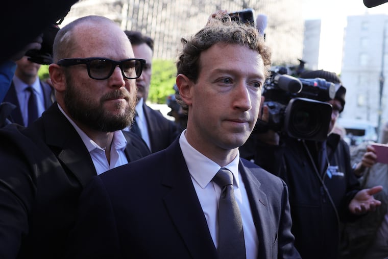 Meta CEO Mark Zuckerberg arrives Wednesday in Los Angeles for a landmark trial over whether social media platforms deliberately addict and harm children.
