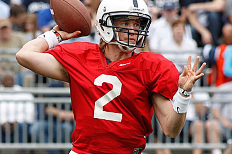 Penn State backup quarterback Shane McGregor. (Keith Srakocic/AP file photo)