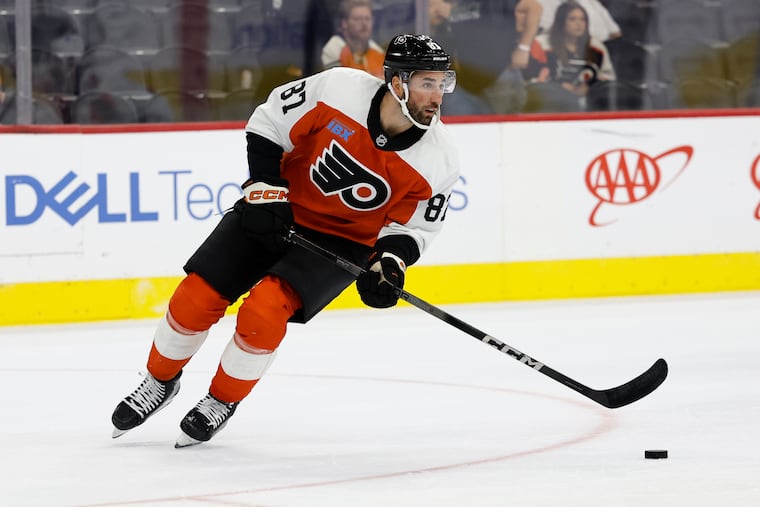 Garrett Wilson went seven years between playing in the NHL and has appeared in two games with the Flyers this season.