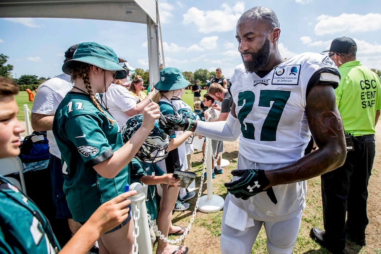 Malcolm Jenkins has been absent from voluntary activities so far this spring.