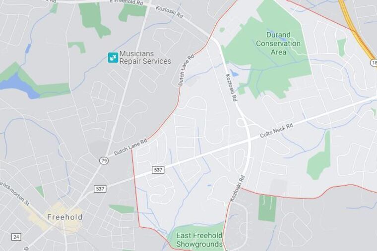 A mild earthquake centered in East Freehold, Monmouth County, New Jersey, struck at 2:13 a.m. Wednesday, Oct. 9, 2020.