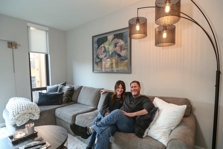 Marci and Mitch Rose moved in January to the recently renovated National Building in Old City. "There’s a mixture of ages, people just starting off in life and older people in a different chapter of their lives,” Marci said.