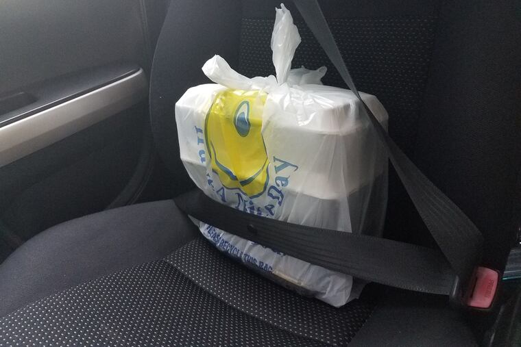 Non-compostable bags and take-out containers will soon be banned from Camden County public facilities. (Dreamstime/TNS)