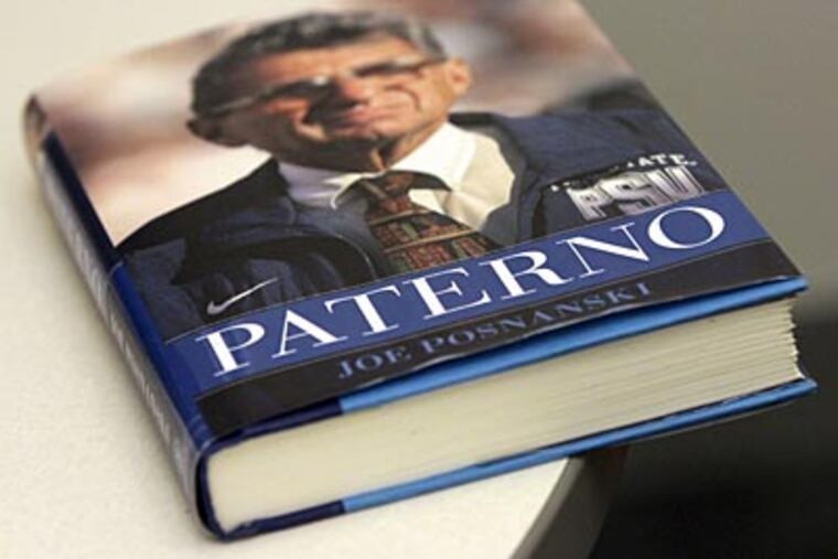 "Paterno" is Joe Posnanski's intimate new biography of former Penn State coach Joe Paterno. (Mary Altaffer/AP)