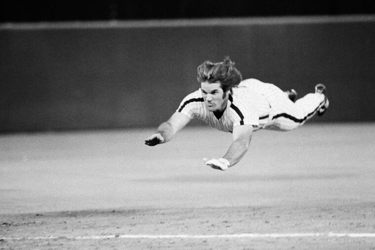Forty years ago, Pete Rose was a high-profile free-agent signing for the Phillies, just as Bryce Harper is this season.