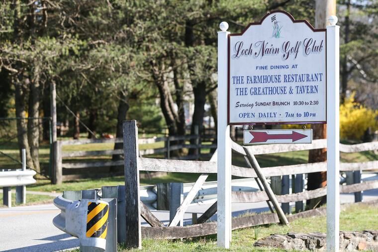 One of the only clubs open Thursday afternoon the Loch Nairn Golf Course, Avondale, PA ., on March 26, 2020. 