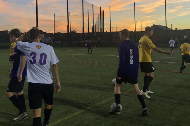 The Roman Catholic boys' soccer team claimed a 1-0 win over Archbishop Wood on Friday.
