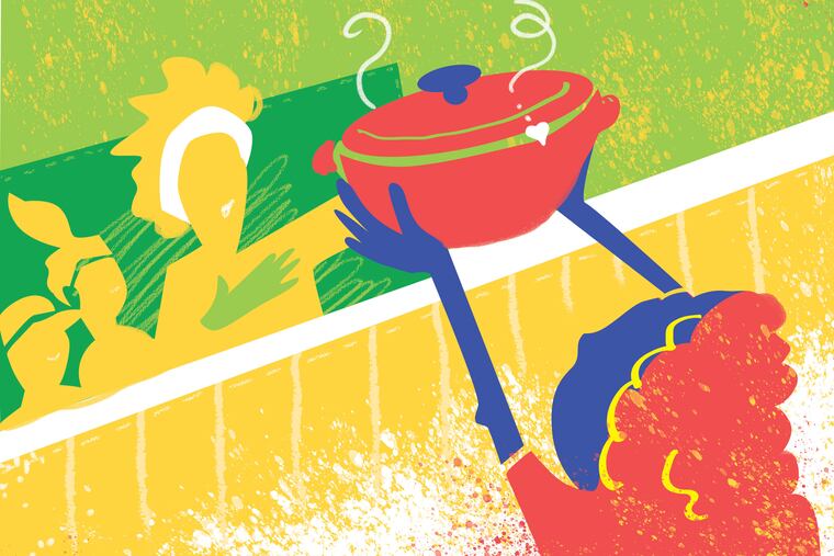 Feeding each other, at a distance