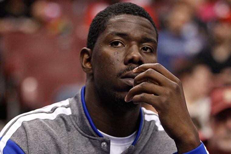The 76ers' Henry Sims. (Chris Szagola/AP)