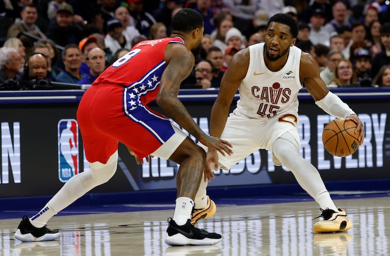 Cleveland Cavaliers guard Donovan Mitchell leads a team that dominated the Sixers during the regular season.
