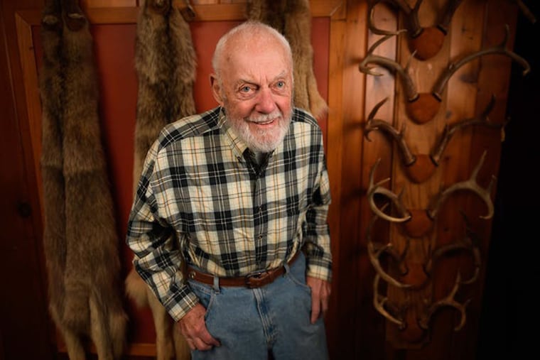Retired Minnesota Vikings head coach Bud Grant in his Bloomington, Minn., home in December 2017. He was the Eagles' first-round pick in the 1950 NFL Draft.