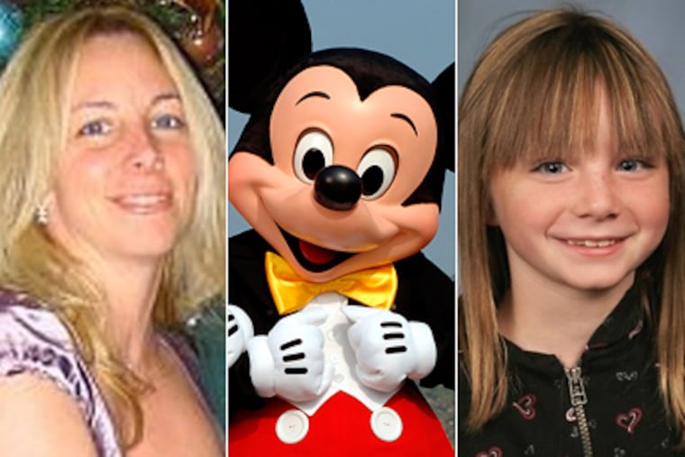 Bonnie Sweeten (left) and her daughter, Julia Rakoczy (right), who were thought to have been abducted, were instead found at Disney World in Orlando, Fla. (Associated Press and family photos)