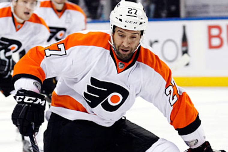 Max Talbot scored both goals in Pittsburgh's 2009 Stanley Cup Game 7 win. (Derek Gee/AP Photo)