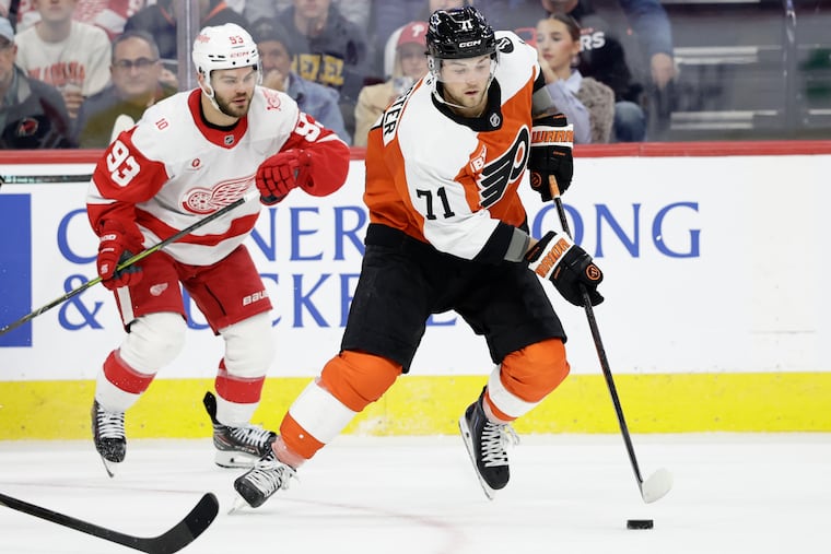 Flyers right wing Tyson Foerster signed a lucrative extension with the team last week.