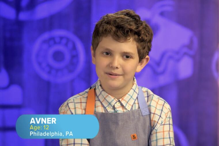 Avner Schwartz of Haverford, now 13, from his appearance on Food Network's "Kids Baking Championship," Season 8.