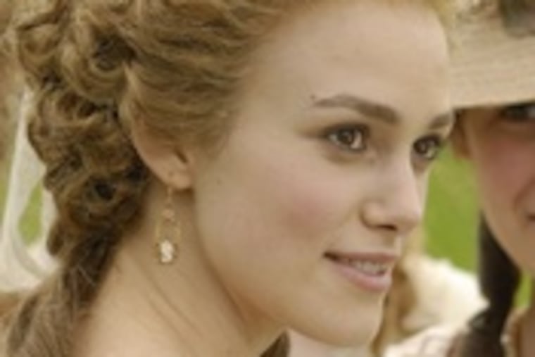 Keira Knightley is "The Duchess," one of the 249 features at the Toronto film festival.