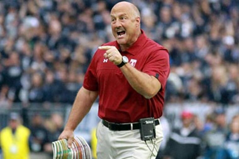 "We will keep getting better," Steve Addazio said. "We will keep working." (David Swanson/Staff Photographer)
