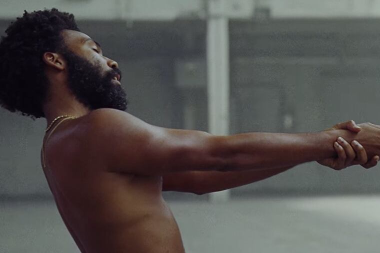 Screenshot from Childish Gambino’s new video, “This is America.”