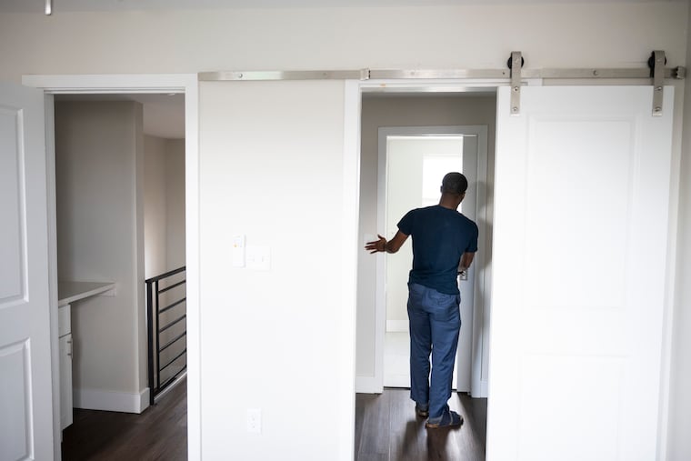 Four bedrooms was an unexpected luxury for Robinson. 