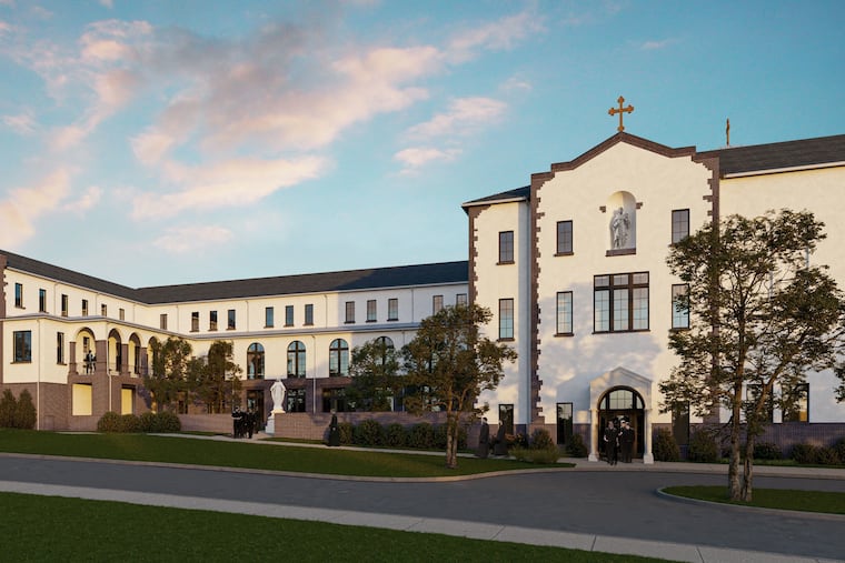 The Roman Catholic Archdiocese of Philadelphia is moving St. Charles Borromeo Seminary from its historic Wynnewood campus to a portion of Gwynedd Mercy University's campus in Lower Gwynedd Township. Plans call for the construction of several new buildings, including the Student Life Center pictures above in an architectural rendering.