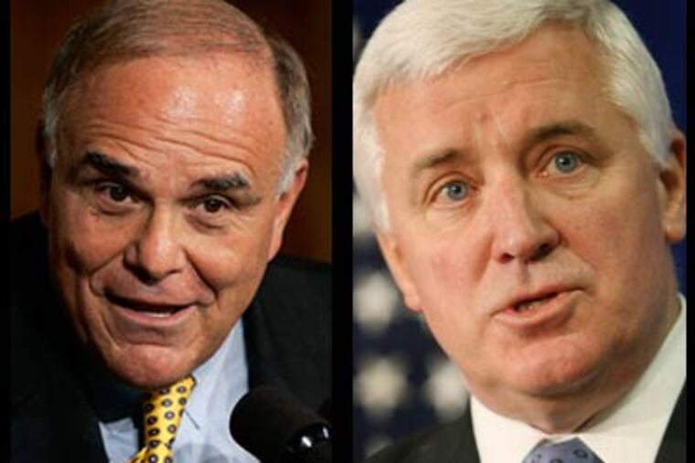 With his veto of a bill that would allow Pennsylvania gun owners to shoot to kill if they felt threatened outside their home or car, Gov. Rendell has issued what amounts to a direct challenge to Governor-elect Tom Corbett.