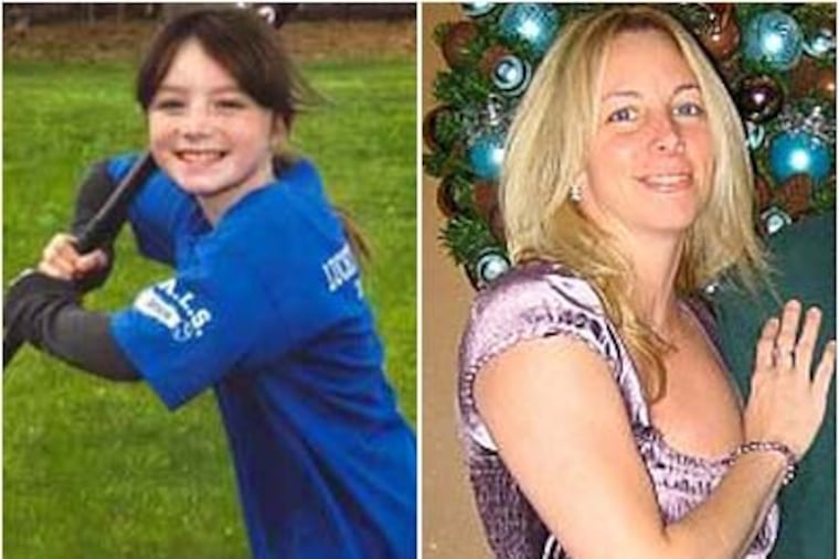 Bonnie Sweeten (right) falsely claimed that she and her 9-year-old daughter (left) were abducted by two black men.