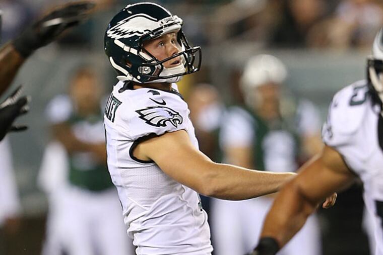Eagles kicker Cody Parkey. (David Maialetti/Staff Photographer)